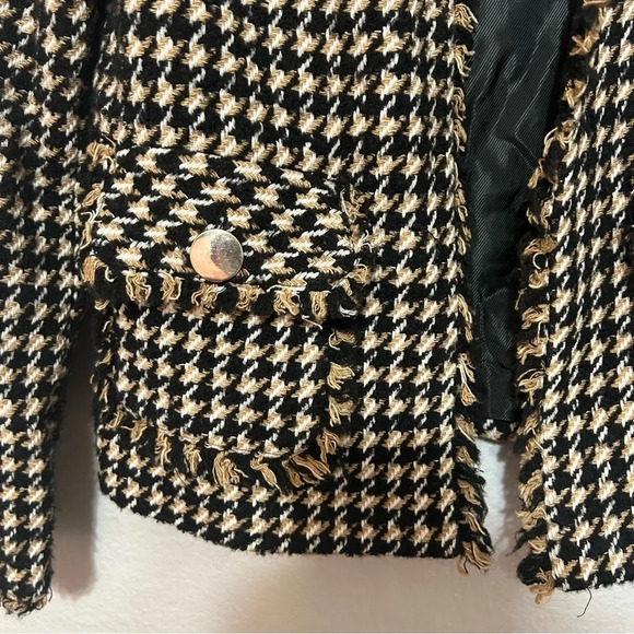 Zara Houndstooth Blazer Shoulder Pads​​ - Picture 6 of 7